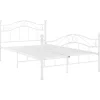 2-Persoons Bedden-vidaXL - Metalen bed frame - Wit - 120x200 cm