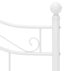2-Persoons Bedden-vidaXL - Metalen bed frame - Wit - 120x200 cm