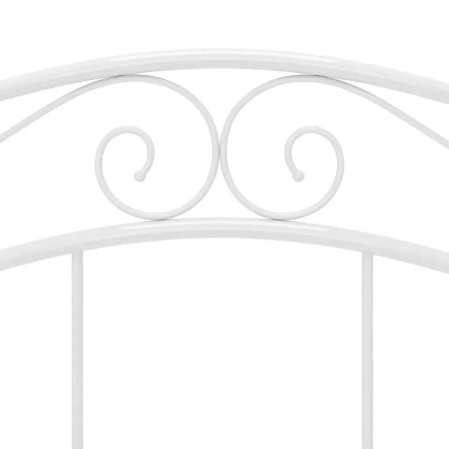 2-Persoons Bedden-vidaXL - Metalen bed frame - Wit - 120x200 cm
