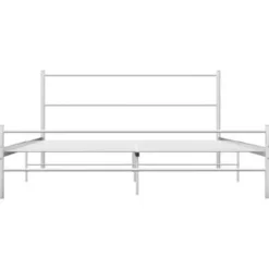 2-Persoons Bedden-vidaXL - Metalen bed frame - Wit - 140 x 200 cm