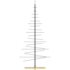 vidaXL - Metalen Kerstboom - Zwart - 180 cm