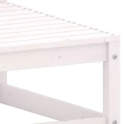 Palletbanken-vidaXL - Middenbank - Wit - Grenenhout