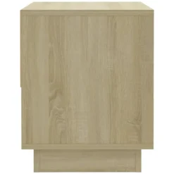 Nachtkastjes|Nachtkastjes-vidaXL - Nachtkastje - Beige - Bewerkt hout