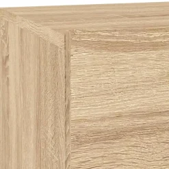 vidaXL - Nachtkastje - Bruin - Bewerkt hout