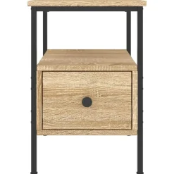 Nachtkastjes|Nachtkastjes-vidaXL - Nachtkastje - Bruin - Bewerkt hout