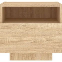 Nachtkastjes|Nachtkastjes-vidaXL - Nachtkastje - Bruin - Bewerkt hout - 2 stuks