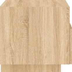 Nachtkastjes|Nachtkastjes-vidaXL - Nachtkastje - Bruin - Bewerkt hout - 2 stuks