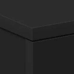vidaXL - Nachtkastje - Zwart - Bewerkt hout - 2 stuks