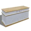 vidaXL - Opbergbank - Wit - Hout