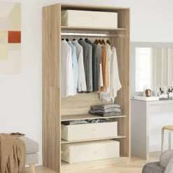 Opbergboxen-vidaXL - Opbergbox Opbergboxen - Crème - Stof - 2 stuks