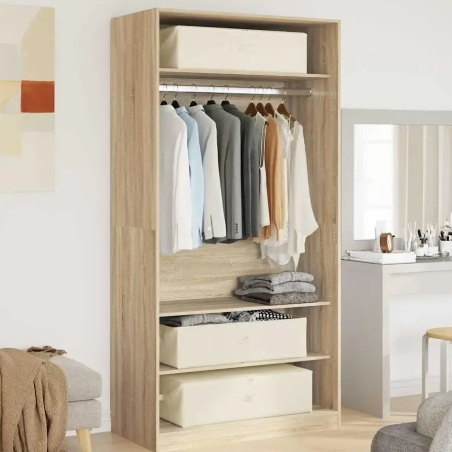 Opbergboxen-vidaXL - Opbergbox Opbergboxen - Crème - Stof - 2 stuks
