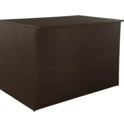 Kussenboxen-vidaXL - Opbergcontainer Voor Buiten - Bruin - Poly rattan