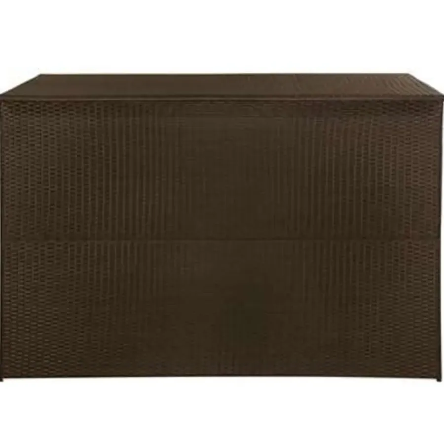 Kussenboxen-vidaXL - Opbergcontainer Voor Buiten - Bruin - Poly rattan