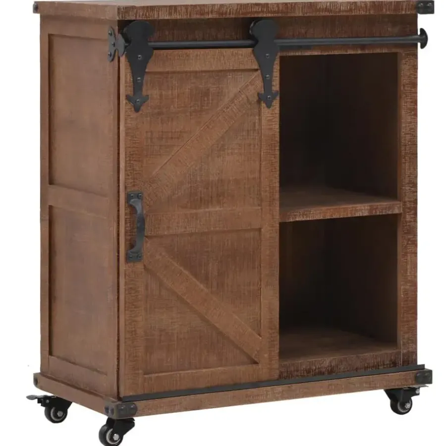 vidaXL - Opbergkast - Bruin - Hout