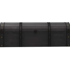 Opbergboxen-vidaXL - Opbergkast - Zwart - Hout