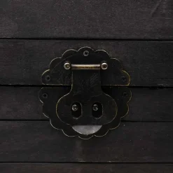 Opbergboxen-vidaXL - Opbergkast - Zwart - Hout