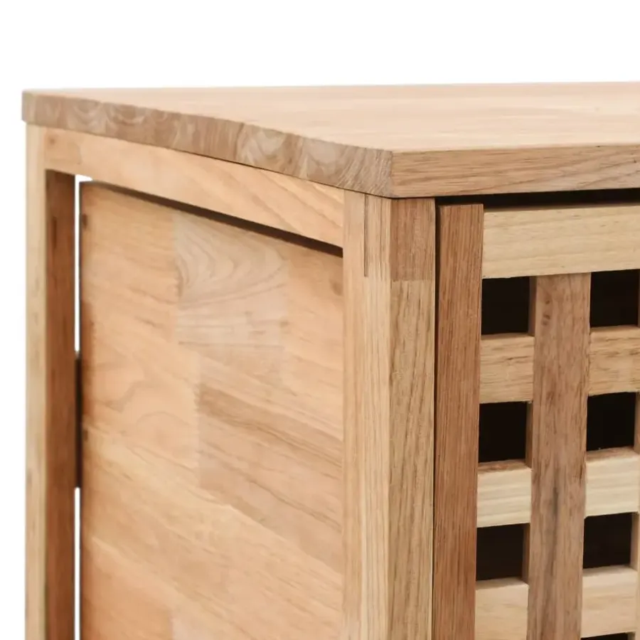 Hoge Kasten-vidaXL - Opbergkastje - Bruin - Hout