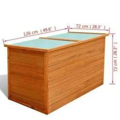 Kussenboxen-vidaXL - Opbergkist - Bruin - Hout