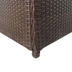 vidaXL - Opbergkist - Bruin - Poly rattan