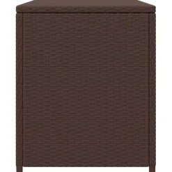 vidaXL - Opbergkist - Bruin - Poly rattan