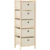 Wandkasten-vidaXL - Opbergmeubel - Beige - Hout