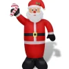 Kerstverlichting-vidaXL - Opblaasbare Kerstman - 240 cm