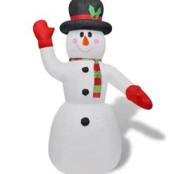 vidaXL - Opblaasbare Sneeuwpop - 240 cm