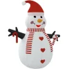 Kerstverlichting-vidaXL - Opblaasbare Sneeuwpop - 250 cm