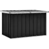 Kussenboxen-vidaXL - Opslagkist - Antraciet - Staal - 109 x 67 x 65 cm