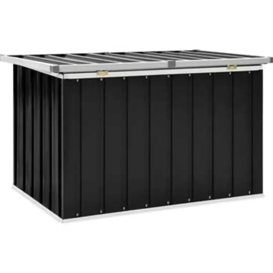 Kussenboxen-vidaXL - Opslagkist - Antraciet - Staal - 109 x 67 x 65 cm