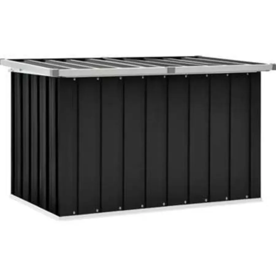 Kussenboxen-vidaXL - Opslagkist - Antraciet - Staal - 109 x 67 x 65 cm