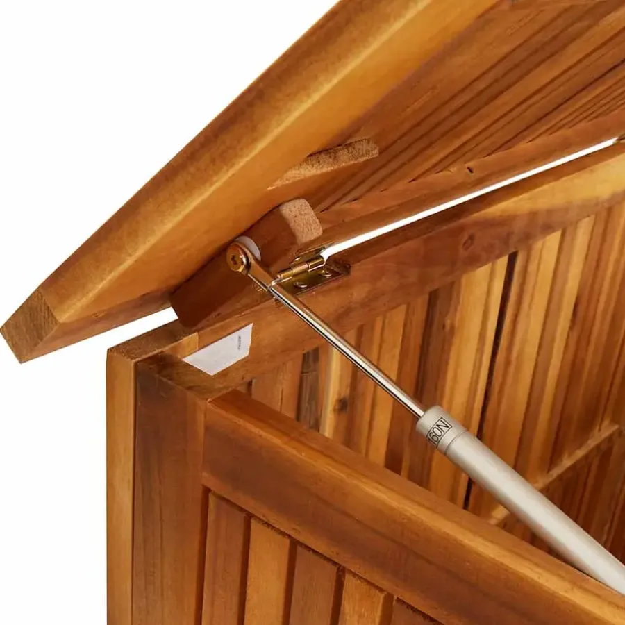 Kussenboxen-vidaXL - Opslagkist - Bruin - Acaciahout - 200 x 50 x 58 cm
