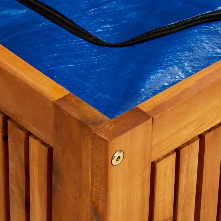 Kussenboxen-vidaXL - Opslagkist - Bruin - Acaciahout - 200 x 50 x 58 cm