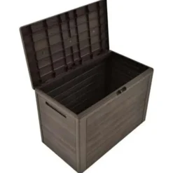Kussenboxen-vidaXL - Opslagkist - Bruin - Polypropyleen