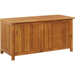 Kussenboxen-vidaXL - Opslagkist - Bruin - Acaciahout - 113 x 50 x 58 cm
