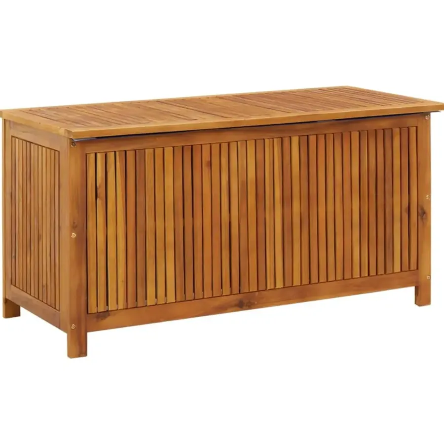 Kussenboxen-vidaXL - Opslagkist - Bruin - Acaciahout - 113 x 50 x 58 cm