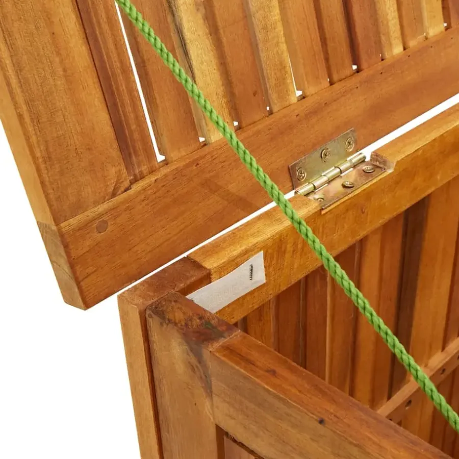 Kussenboxen-vidaXL - Opslagkist - Bruin - Acaciahout - 113 x 50 x 58 cm