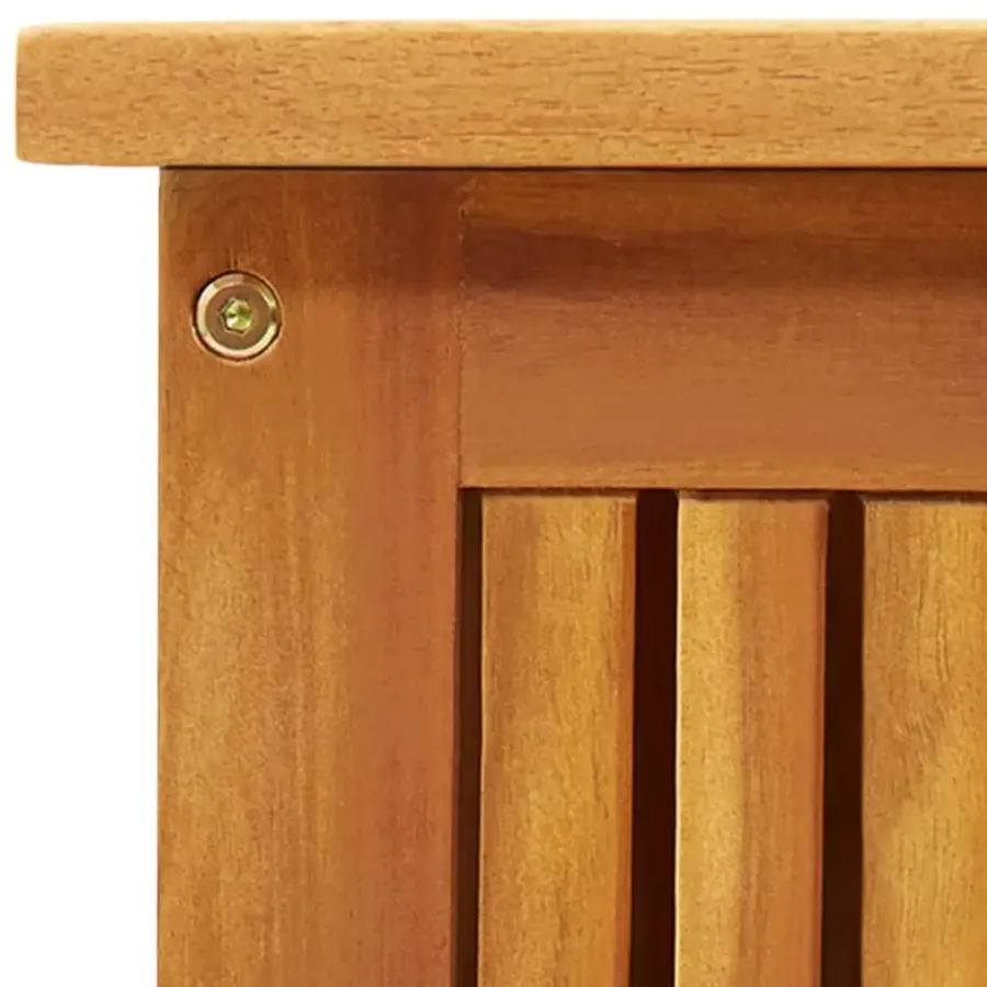Kussenboxen-vidaXL - Opslagkist - Bruin - Acaciahout - 113 x 50 x 58 cm