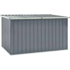 Kussenboxen-vidaXL - Opslagkist - Grijs - Staal - 171 x 99 x 93 cm