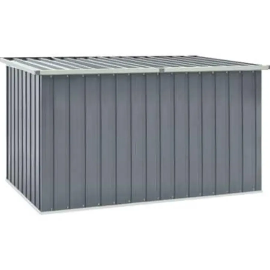 Kussenboxen-vidaXL - Opslagkist - Grijs - Staal - 171 x 99 x 93 cm