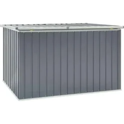 Kussenboxen-vidaXL - Opslagkist - Grijs - Staal - 171 x 99 x 93 cm