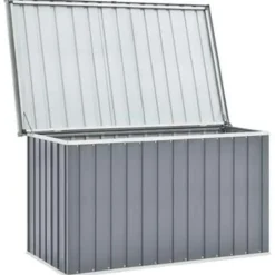 Kussenboxen-vidaXL - Opslagkist - Grijs - Staal - 149 x 99 x 93 cm