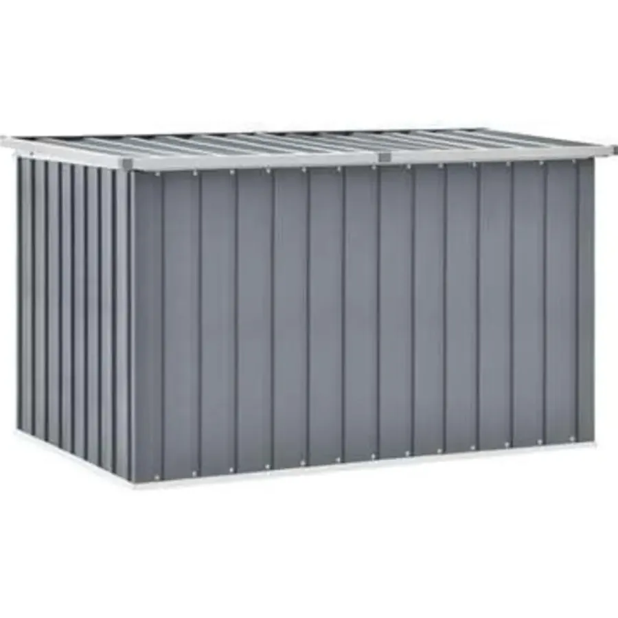Kussenboxen-vidaXL - Opslagkist - Grijs - Staal - 149 x 99 x 93 cm