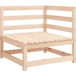 vidaXL - Palletbank - Antraciet - Grenenhout