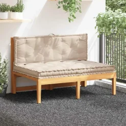 Palletkussens-vidaXL - Palletkussen - Beige - Katoen