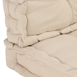 Palletkussens-vidaXL - Palletkussen - Beige - Katoen