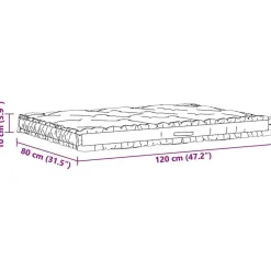 Palletkussens-vidaXL - Palletkussen - Beige - Katoen