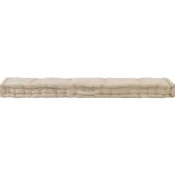 Palletkussens-vidaXL - Palletkussen - Beige - Katoen