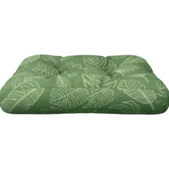 vidaXL - Palletkussen - Groen - Stof - 60 x 60 x 12 cm