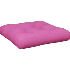 Palletkussens-vidaXL - Palletkussen - Roze - Stof - 60 x 60 x 12 cm